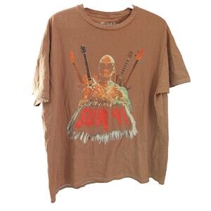 Sum 41 Japan Tour Mens 2X Brown Short Sleeve Graphic Tshirt